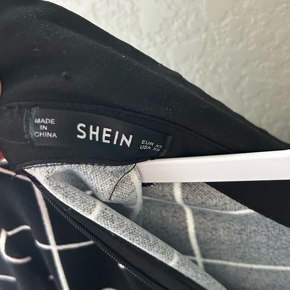 Shein Collared Long Sleeve Peplum top - Picture 3 of 4